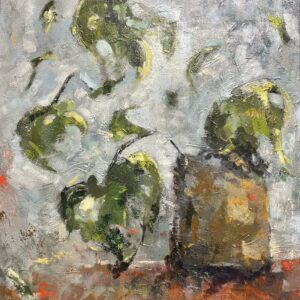 Obraz: „Kwiat domowy” (81 × 65 cm)